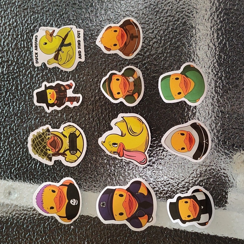 Stickers - Rubber Ducks Pack - #32 - Set of 11 - NWOT